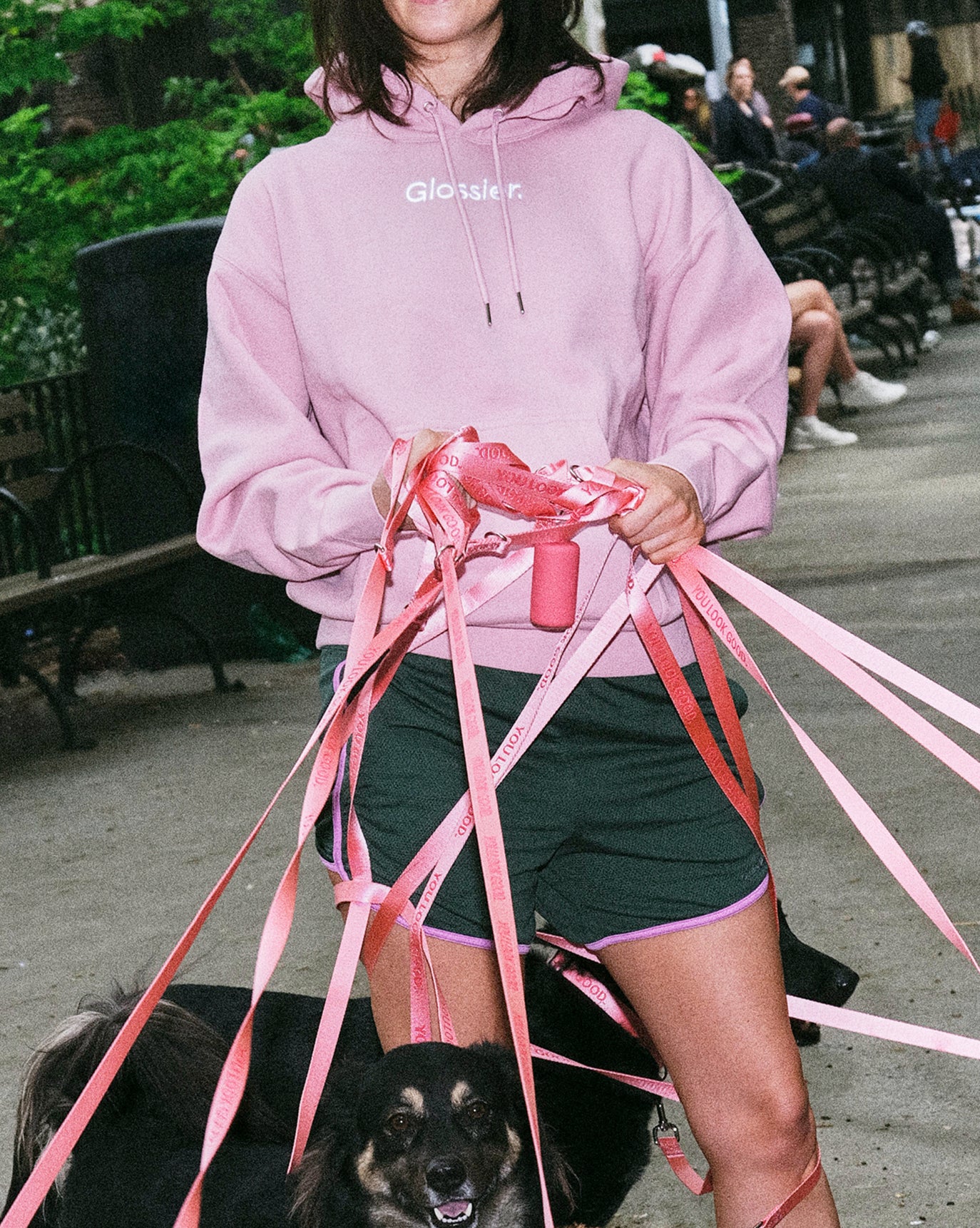 Embroidered Pink Hoodie - Image 4